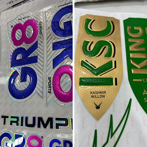 Cricket Bat Sticker Maker, Designers and Printers