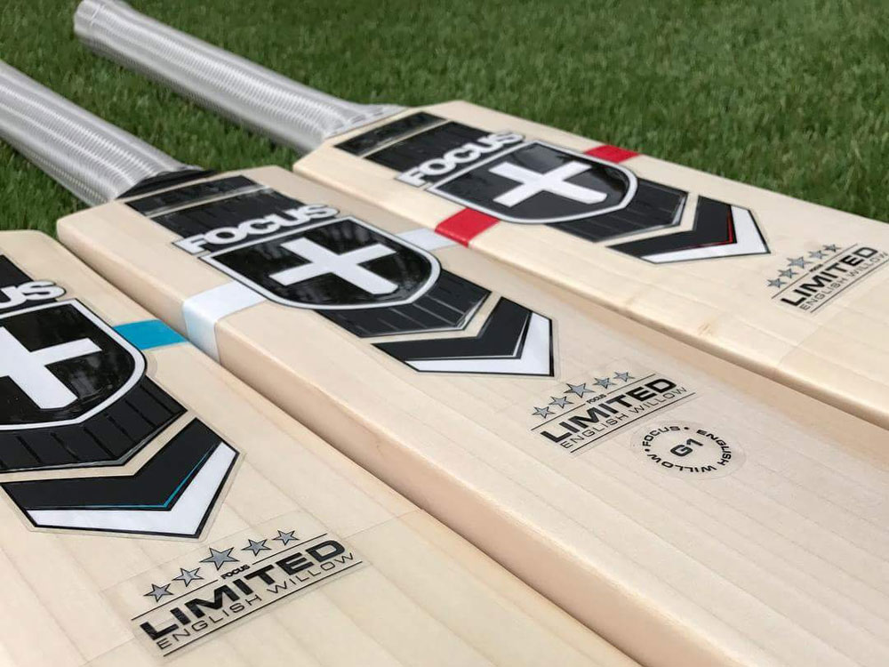 Chrome Cricket Bat Sticker